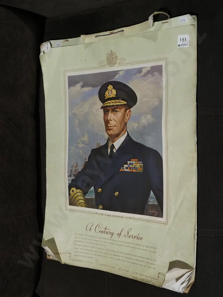 part King George calendar -  1948 Image 1++