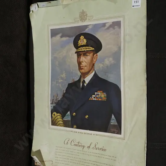 part King George calendar -  1948
