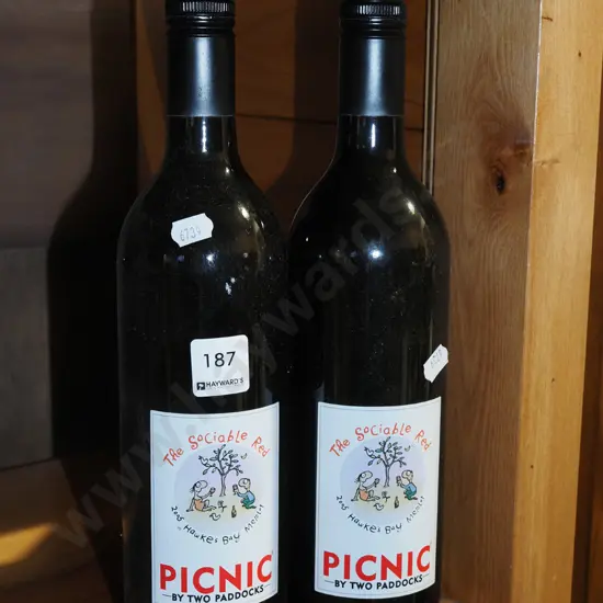 2x Two Paddocks Picnic 2005 merlot