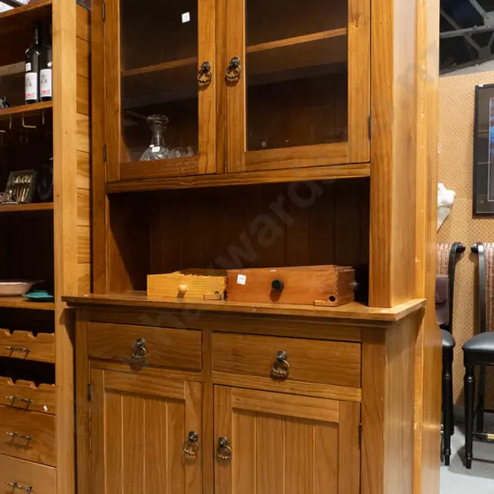 Ferngrove Collection wall unit with 2 doors and 2 glazed doors - scratches and marks