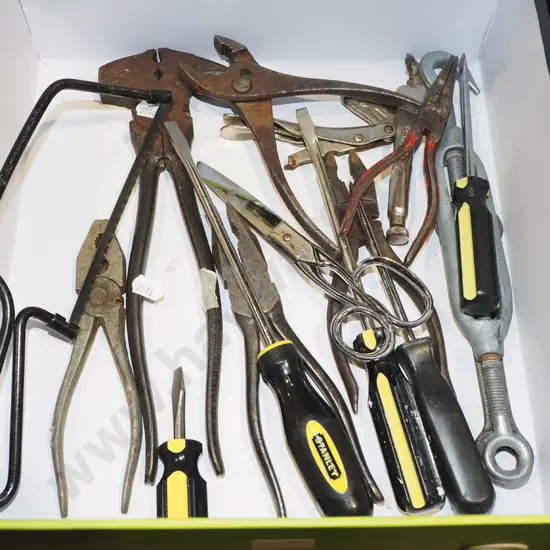 box; hand tools