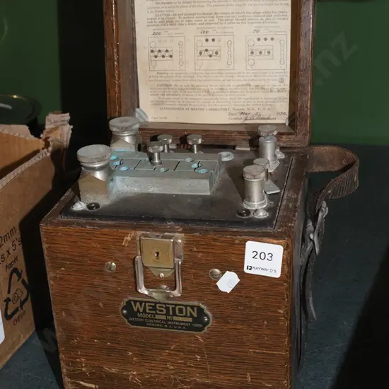 vintage Weston current transformer