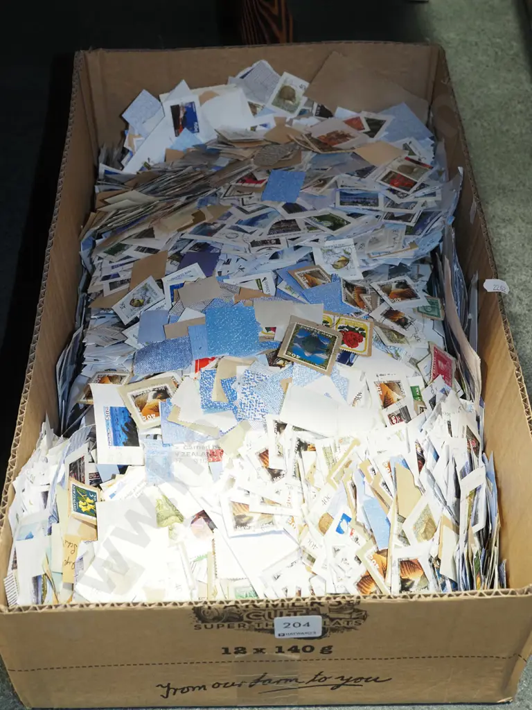 box of loose stamps Image 1++