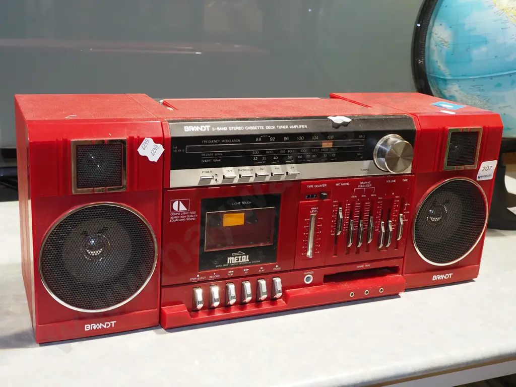 1980s Brandt radio cassette player - as is no returns Image 1++