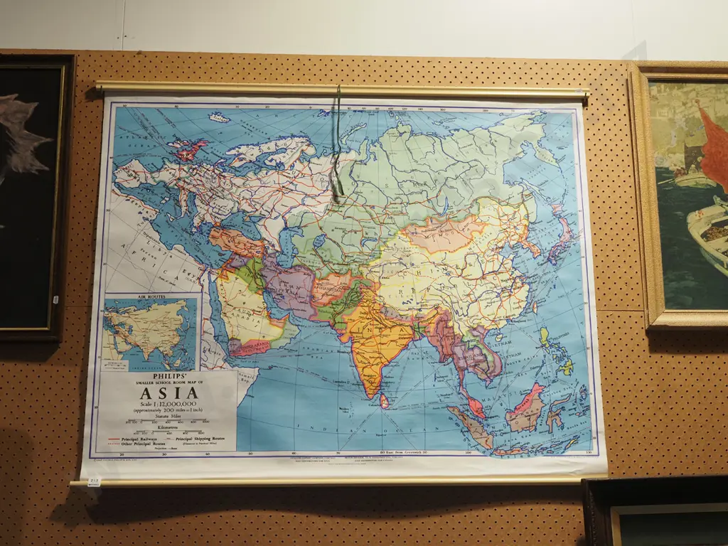 old school map of Asia - good condition Image 1++