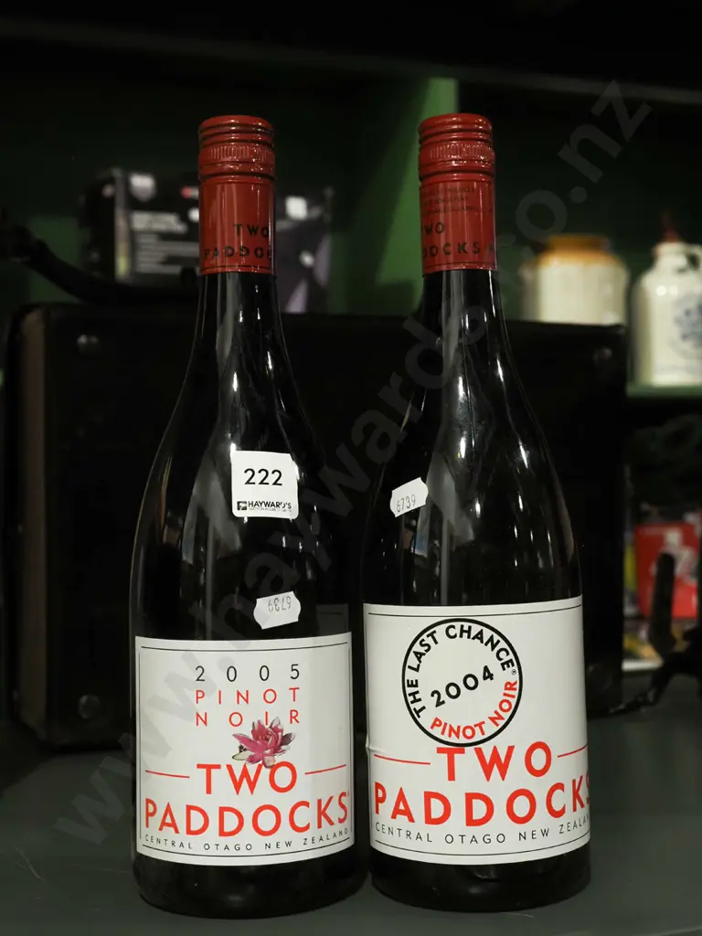 2x Two Paddocks pinot noir 2004, 2005 Image 1++
