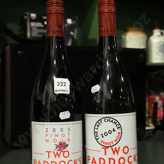 2x Two Paddocks pinot noir 2004, 2005