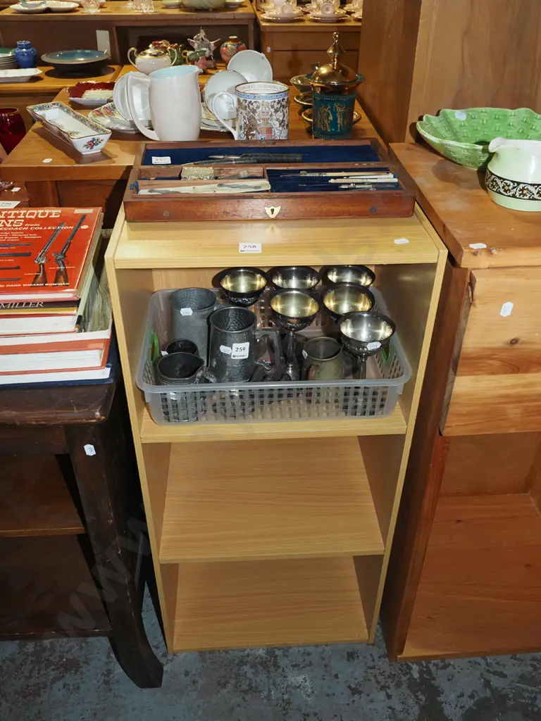 mdf faux wood bookcase H810 Image 1++