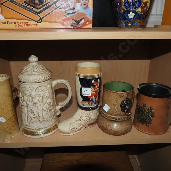beer steins, boot cup, beer mugs