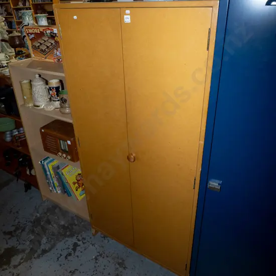 2 door mdf stationery cupboard H155 W710 D385