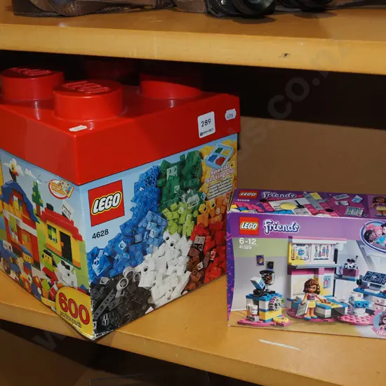 box of Lego, box of Lego Friends