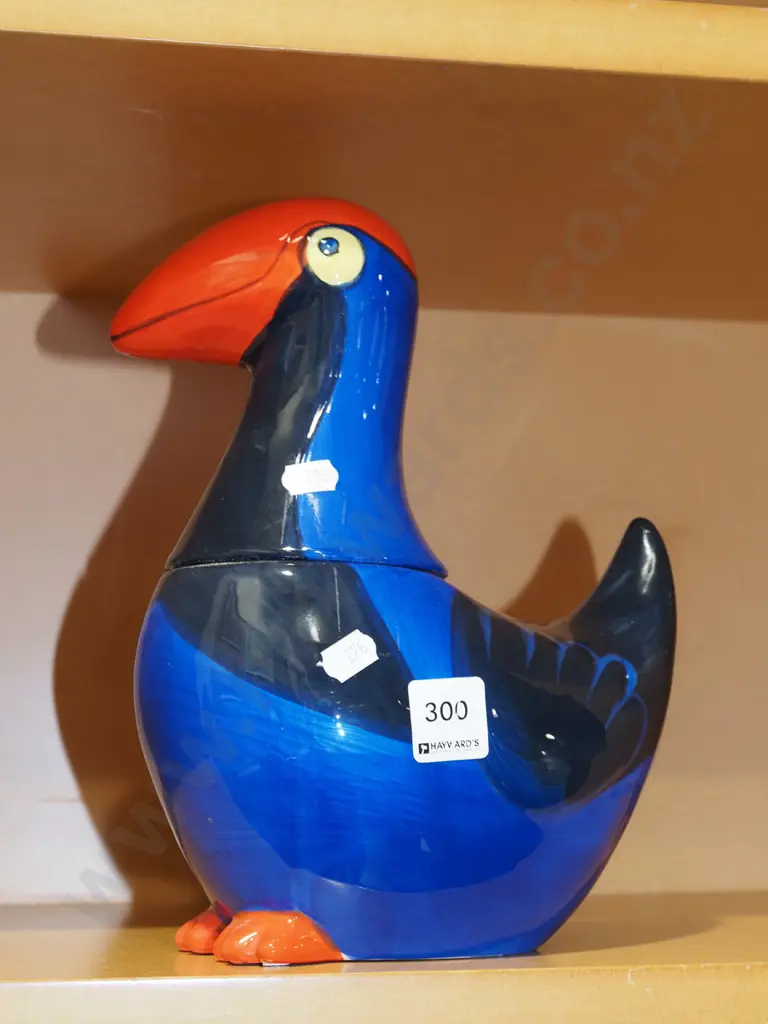 ceramic pukeko storage container Image 1++