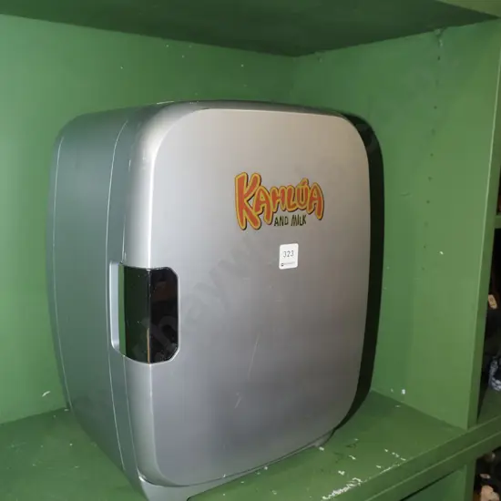small Kahlua branded fridge