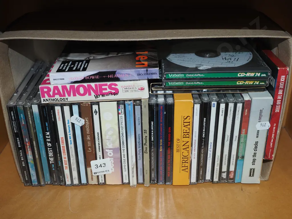 box of CDs Image 1++