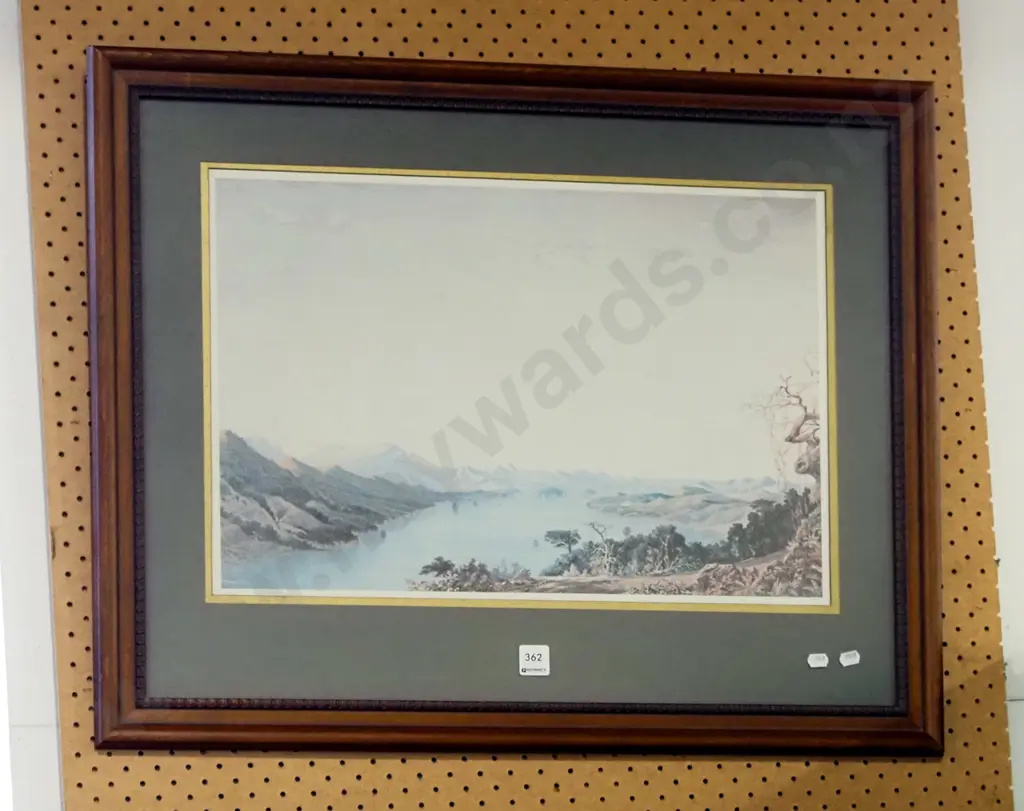 framed historic Dunedin print Image 1++