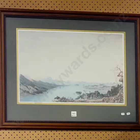framed historic Dunedin print