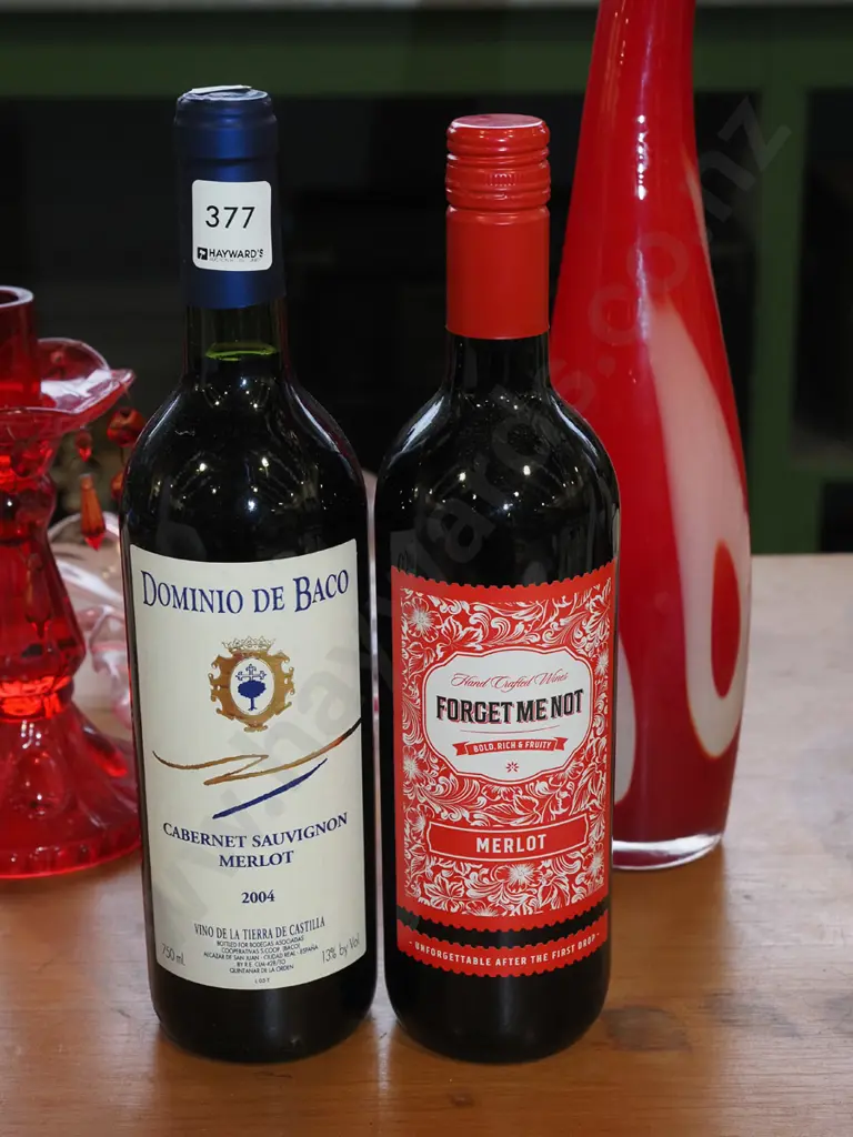 Dominio De Baco cabernet sauvignon merlot 2004, Forget Me Not merlot 2020 Image 1++