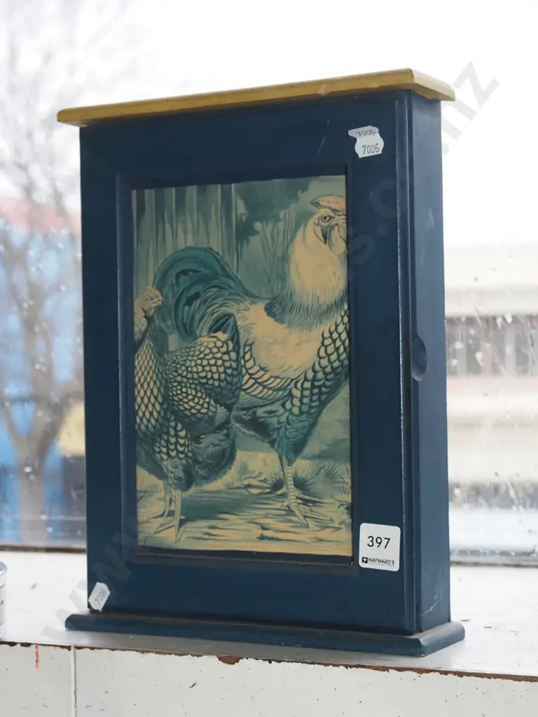 small poultry themed key cupboard H325 Image 1++