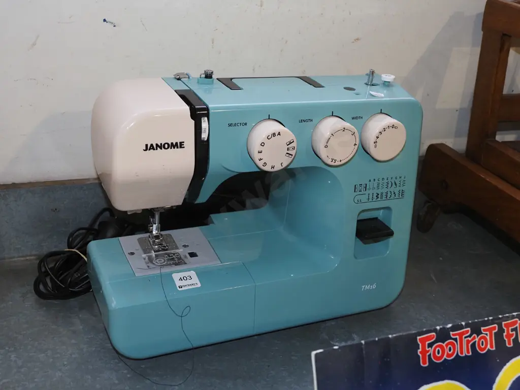 Janome TM16 sewing machine Image 1++