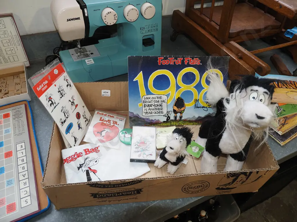 Footrot Flats calendar, soft toys, stickers etc Image 1++