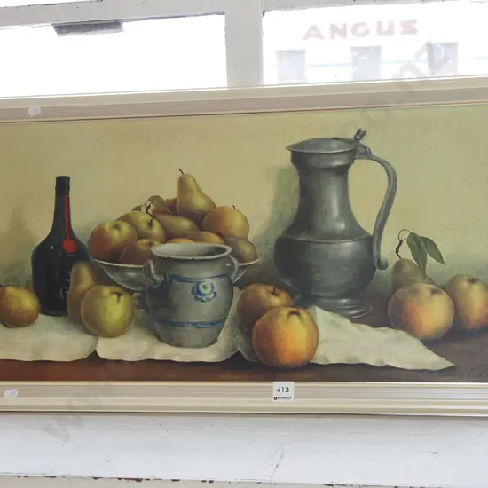 framed print - still life fruit