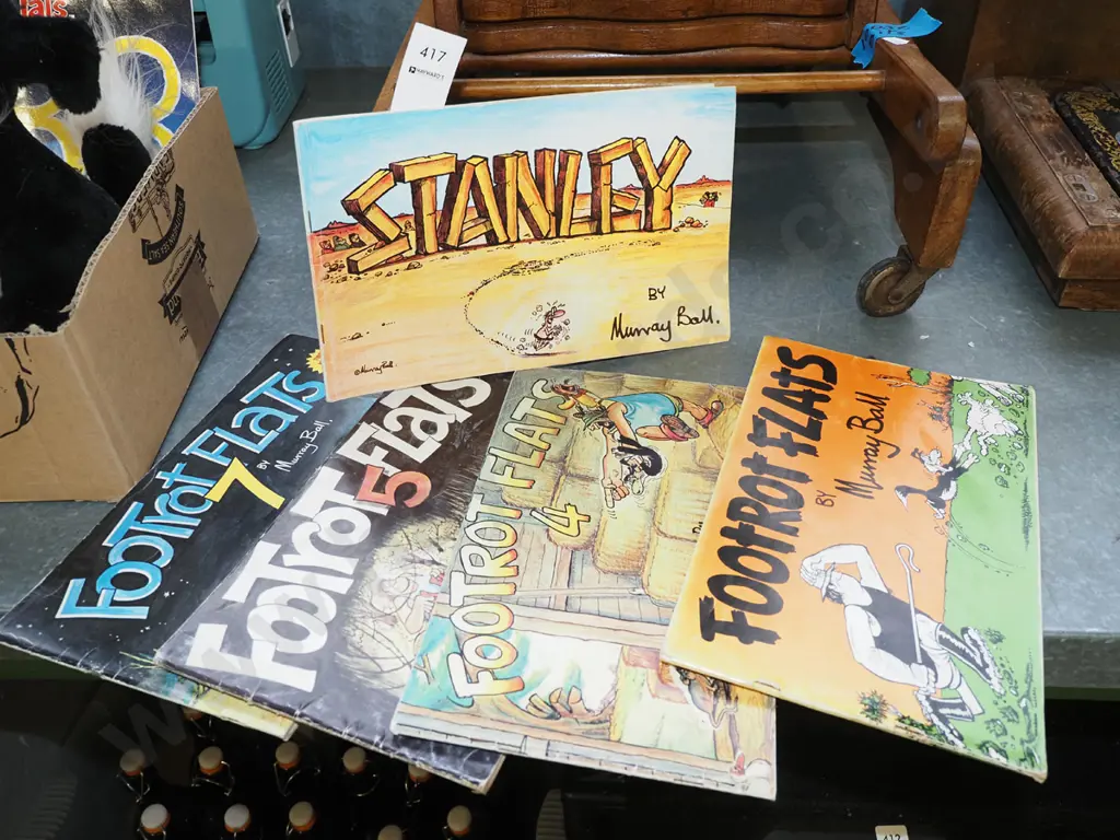 1x Stanley and 4x Footrot Flats books Image 1++