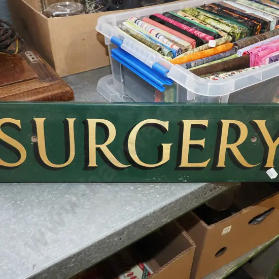 hand painted Surgery sign W455