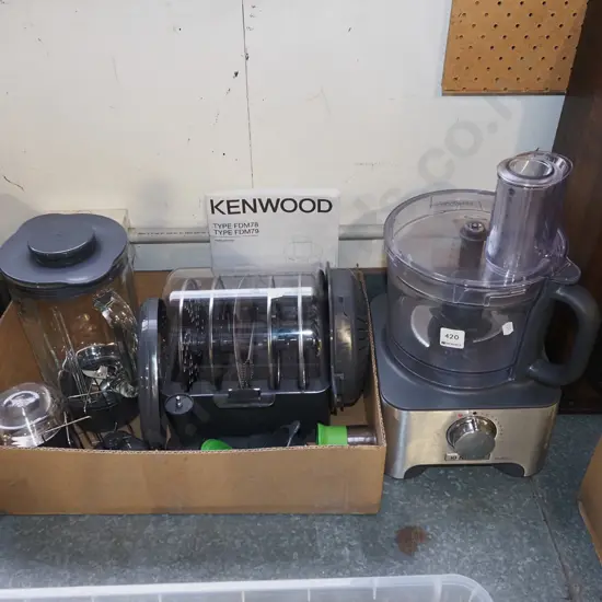 Kenwood Multi Pro with instructions and accessories