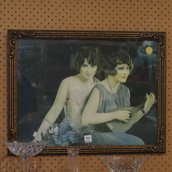 gilt framed 1930s glamour print