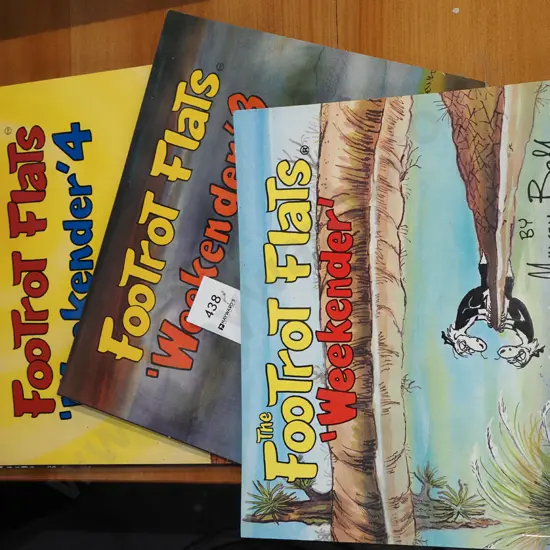 3x Footrot Flats The Weekender books