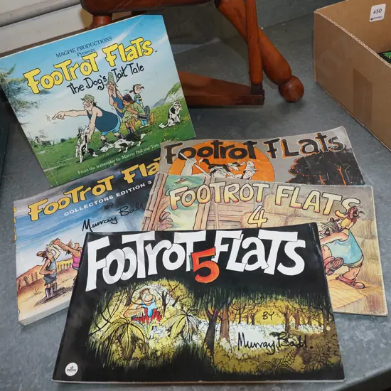 5 Footrot Flats books