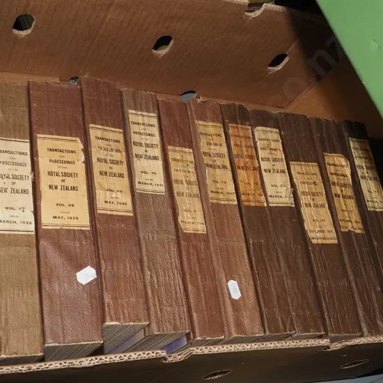 box; Royal Society of NZ Transactions and Procedures