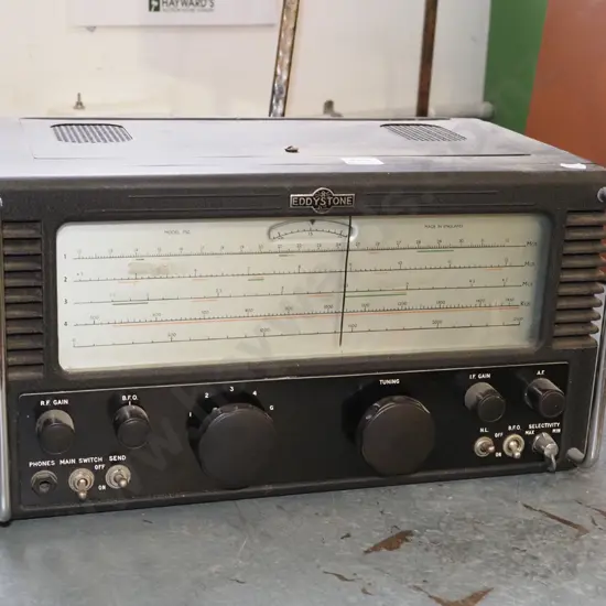Eddystone high frequency communications receiver - wiring needs attention