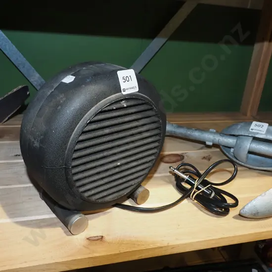 vintage small cast metal-cased extension speaker H200