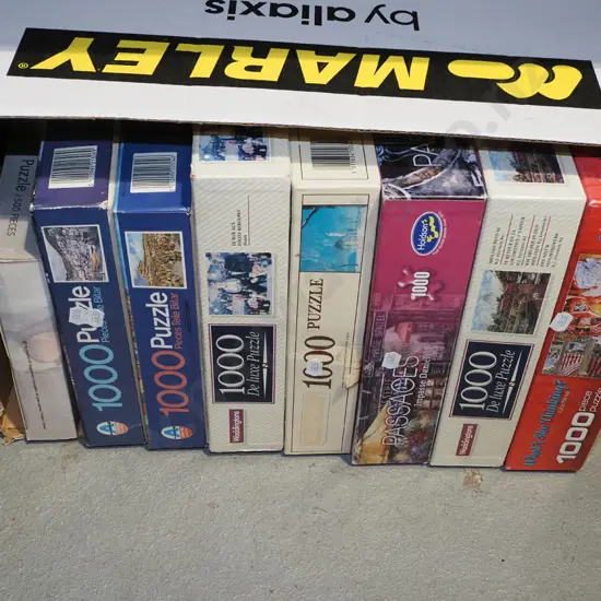 box of puzzles