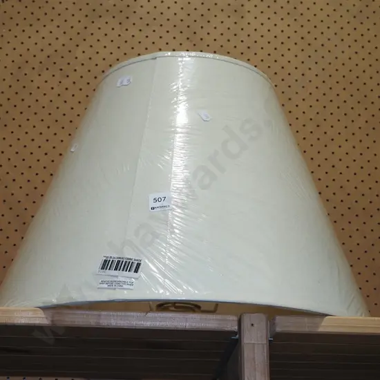 canvas standard lamp shade