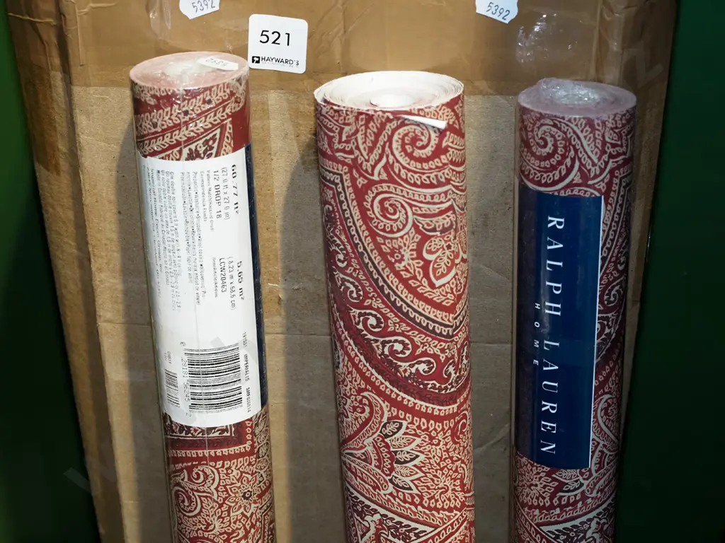 box; Ralph Lauren patterned wallpaper Image 1++