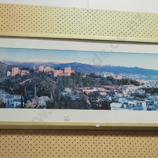 framed photo print- city scape