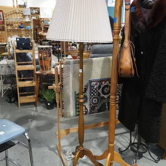 mahogany standard lamp