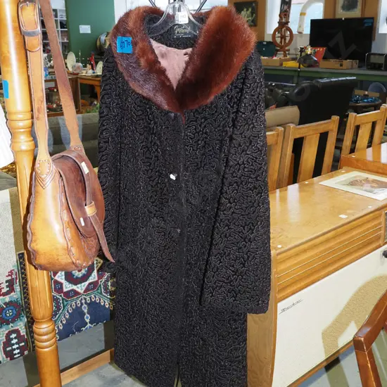 ladies fur lined coat 