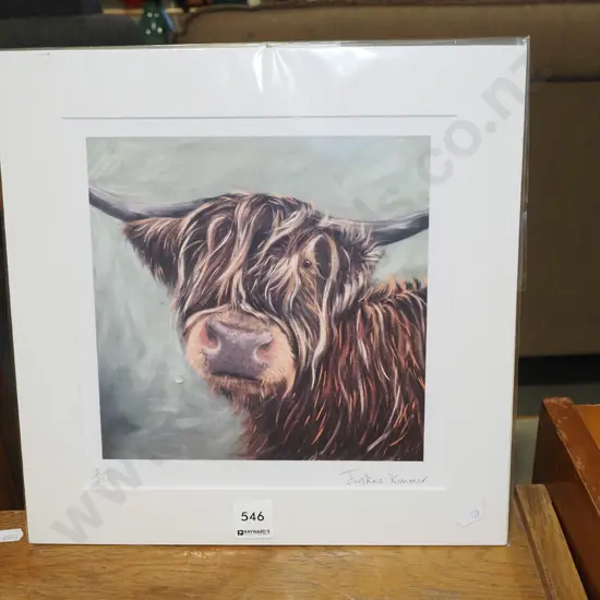 unframed ltd edition print - highland cattle
