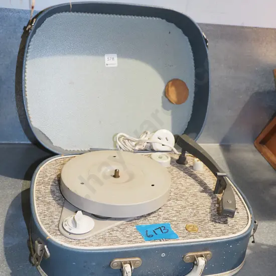 1960s portable record player - as is no returns
