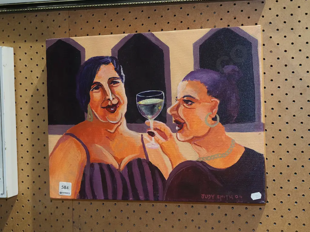 Judy Smith '04 - boxed oil on canvas - ladies Image 1++