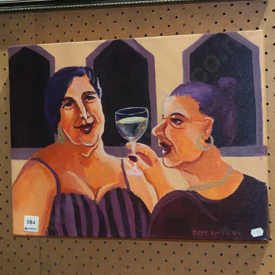 Judy Smith '04 - boxed oil on canvas - ladies