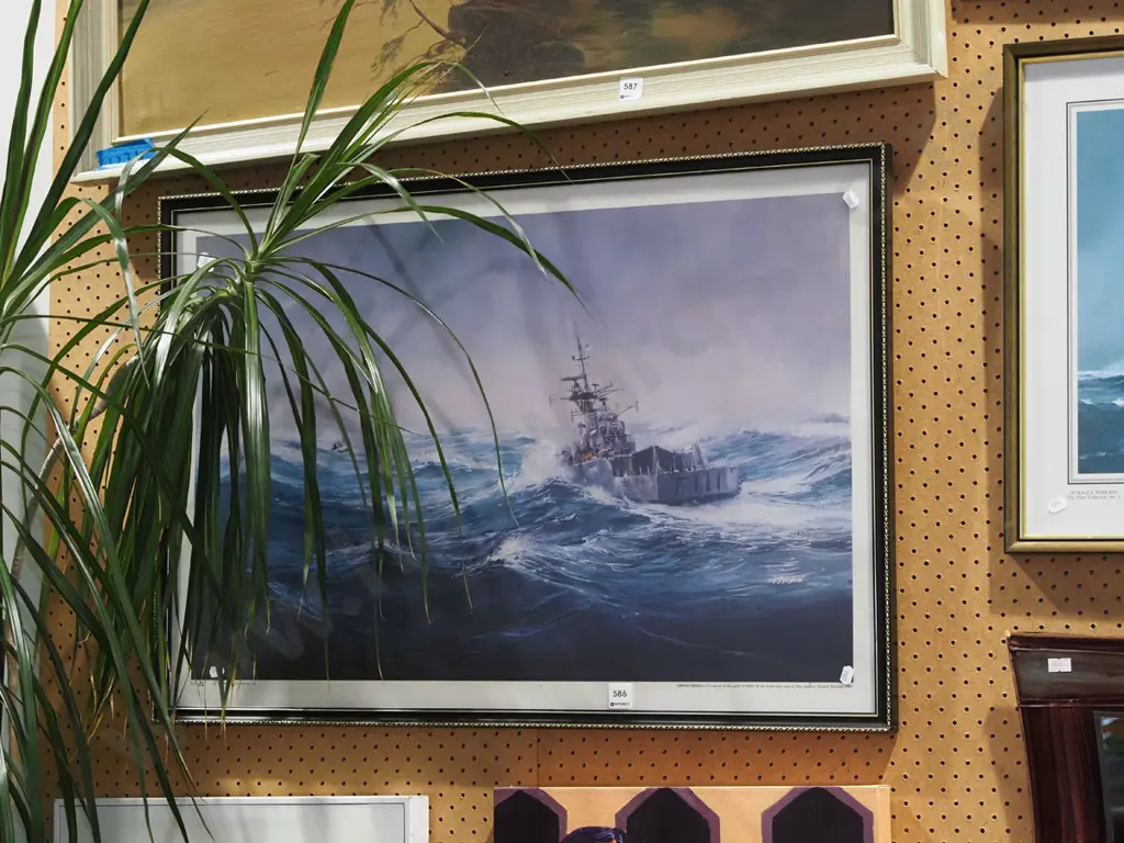 framed print - HMS Otago Image 1++