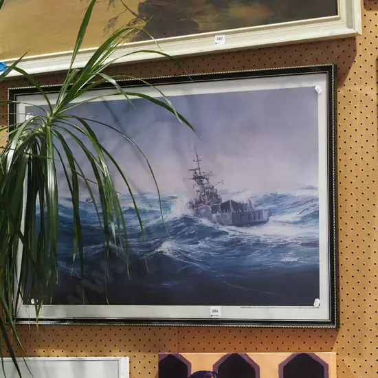framed print - HMS Otago