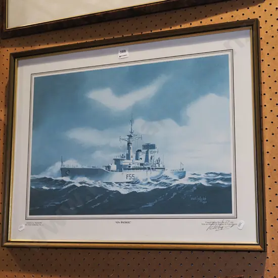 framed print - HMNZS Waikato