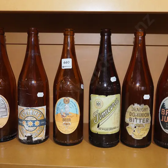 old beer bottles