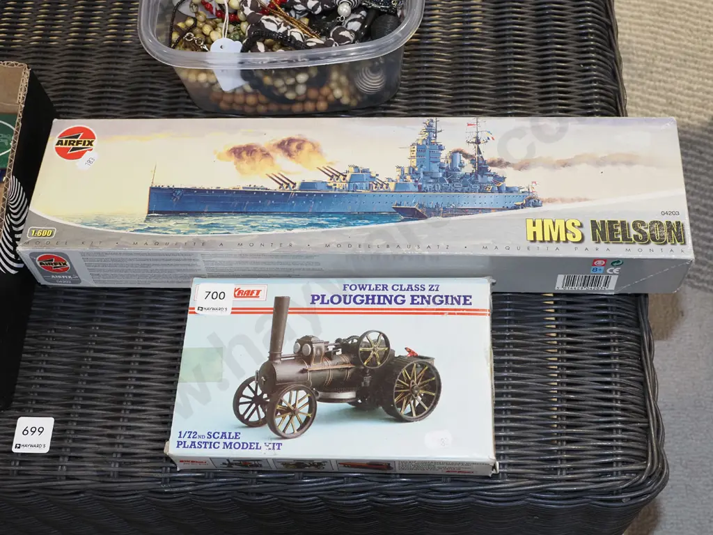 yet to be assembled models of HMS Nelson, Fowler Class Ploughing Engine Image 1++