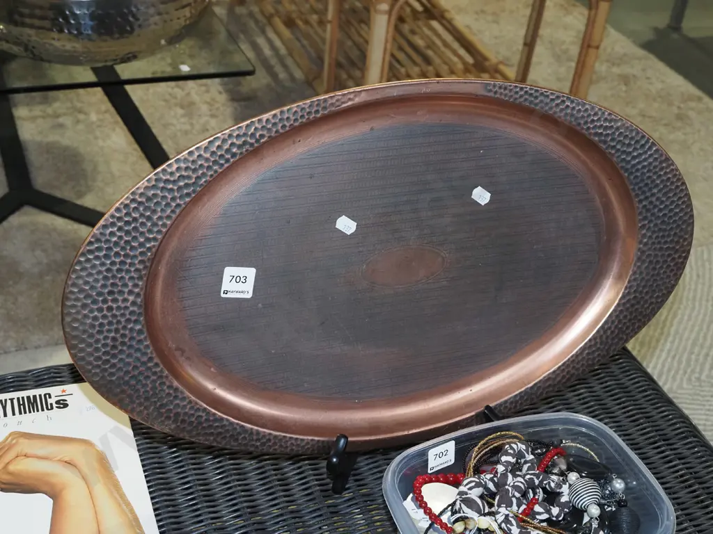 beaten copper tray  Image 1++